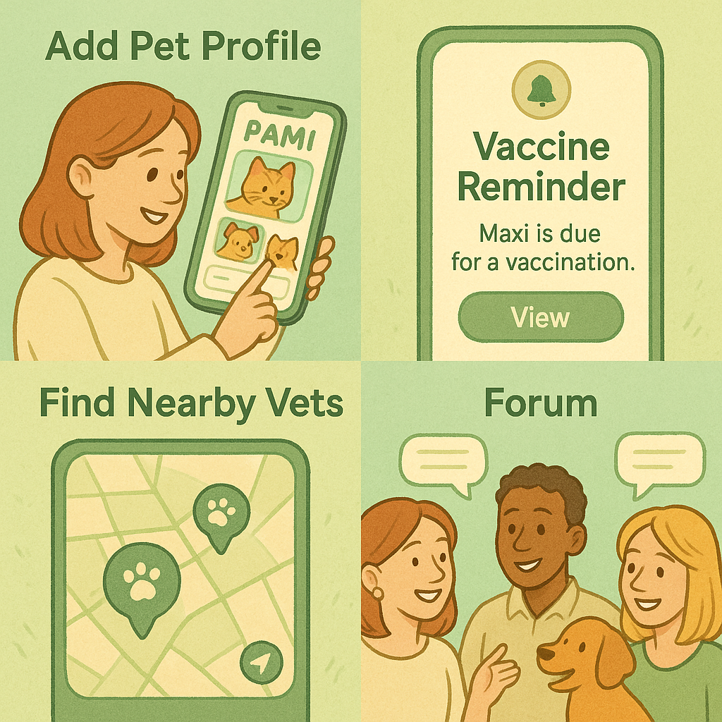 Illustrasjon som forklarer PAMI